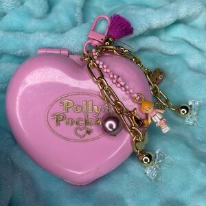 Vintage Polly Pocket Keychain Handbag Charm